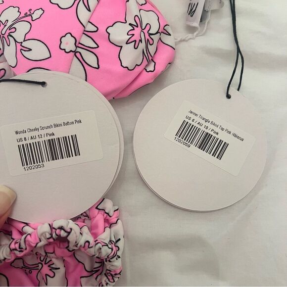 Princess Polly Pink Hibiscus Floral Bikini - Picture 4 of 5